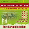 38. Weisseritztallauf am 27.September 2026